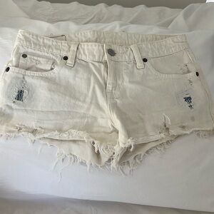 Ralf Lauren Denim Supply White Jean Shorts Size-27